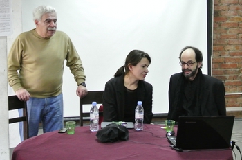 Художник "Бориса Годунова" Фердинанд Вегербауэр встретился со студентами ГИТИСа.