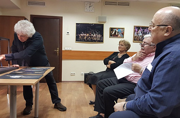 Сегодня состоялся прием макета спектакля "Пациент"