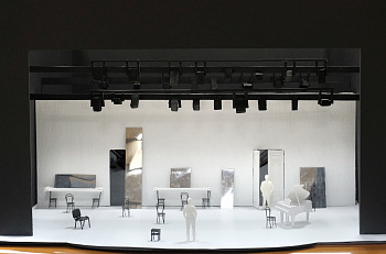 Прием макета спектакля "Это так (если вам так кажется)" по пьесе Л.Пиранделло 