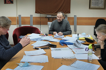 Репетиции спектакля "Любовный напиток" П.Шеффера в постановке Владимира Скворцова