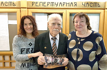 Наш художник-гример Николай Максимов побывал в гостях у МХТ им.А.Чехова